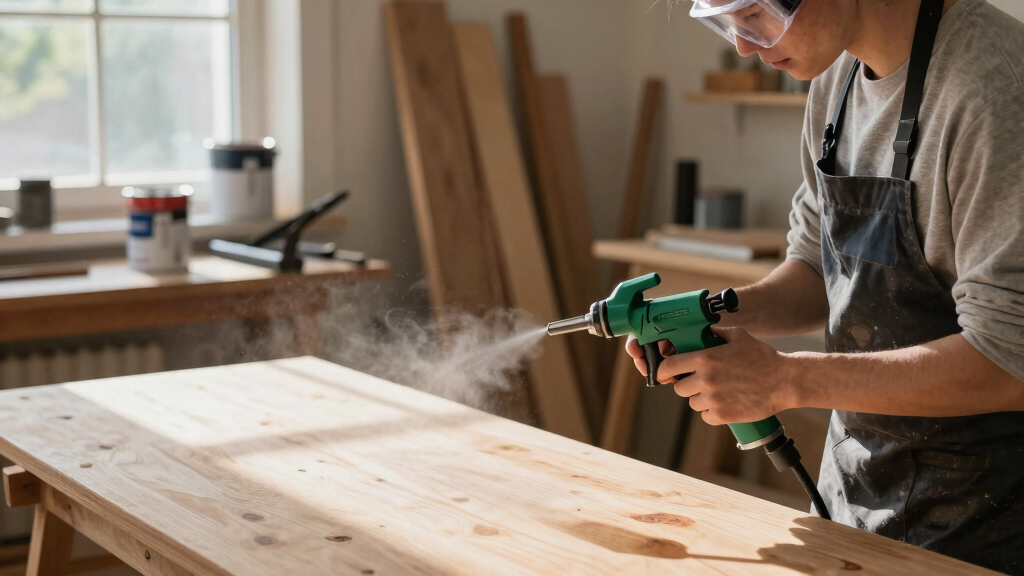 HVLP paint sprayers for woodworking