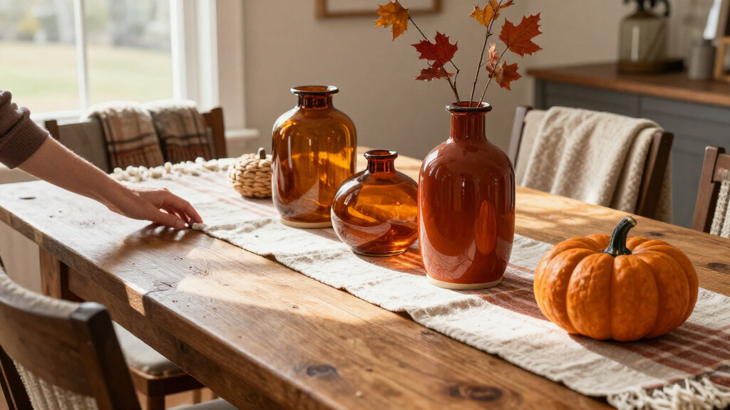 fall-inspired decorative accents