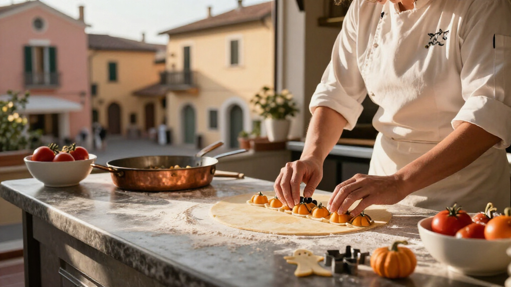 Italian Halloween pasta molds