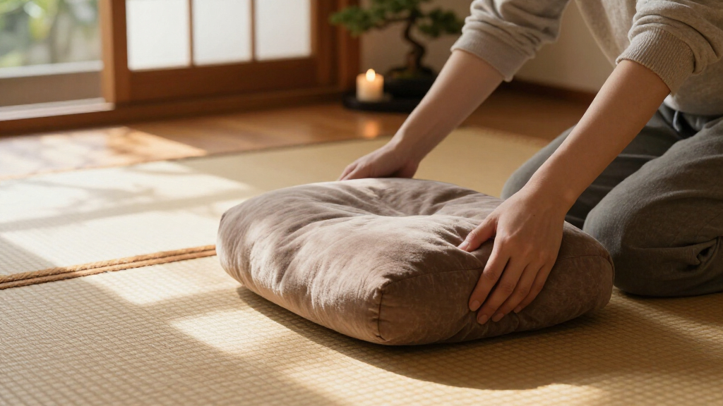 zabuton cushions for meditation corners