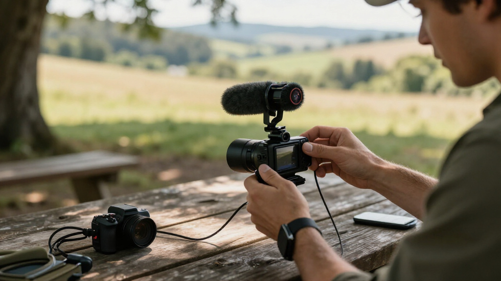 compact shotgun mic for travel