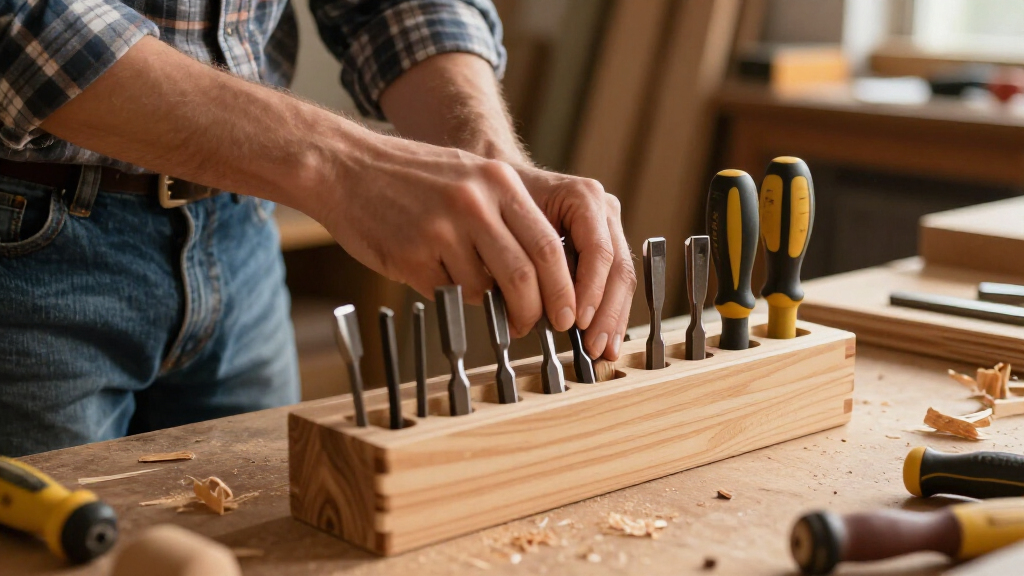 woodworking tool organizer