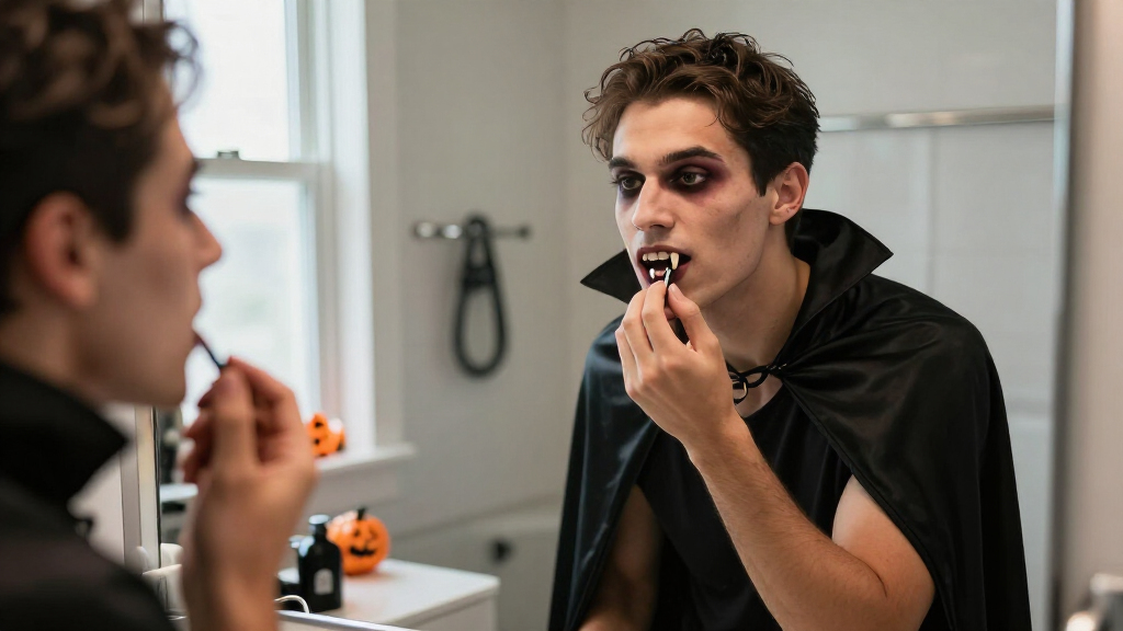 vampire fangs for Halloween