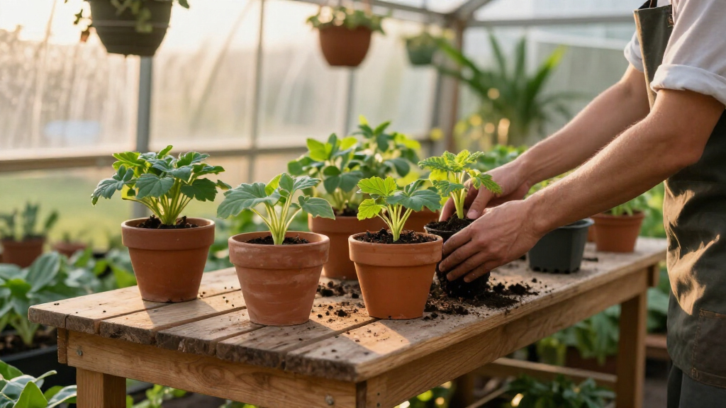 best potting benches for small greenhouses