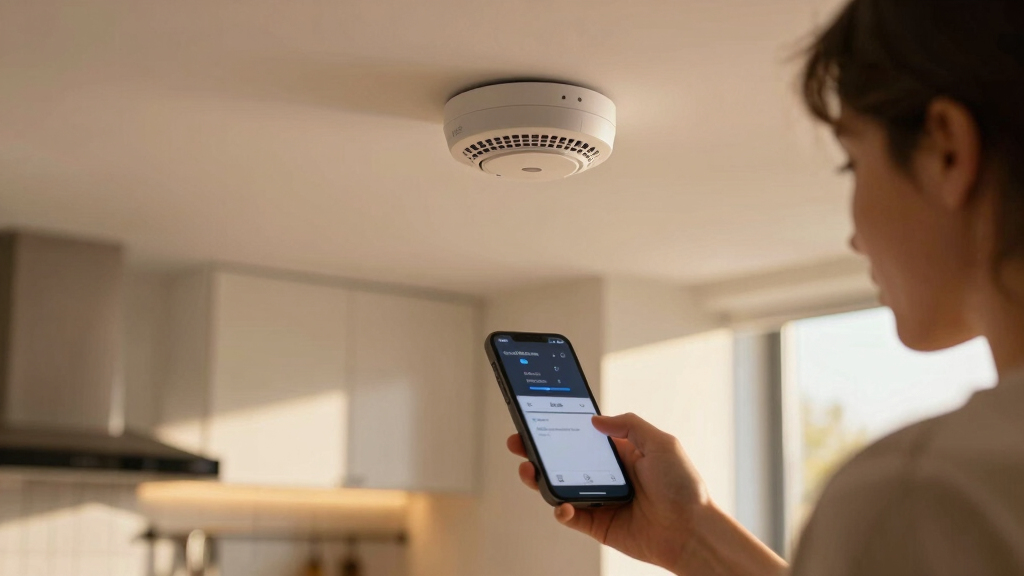 smart smoke detector with app alerts
