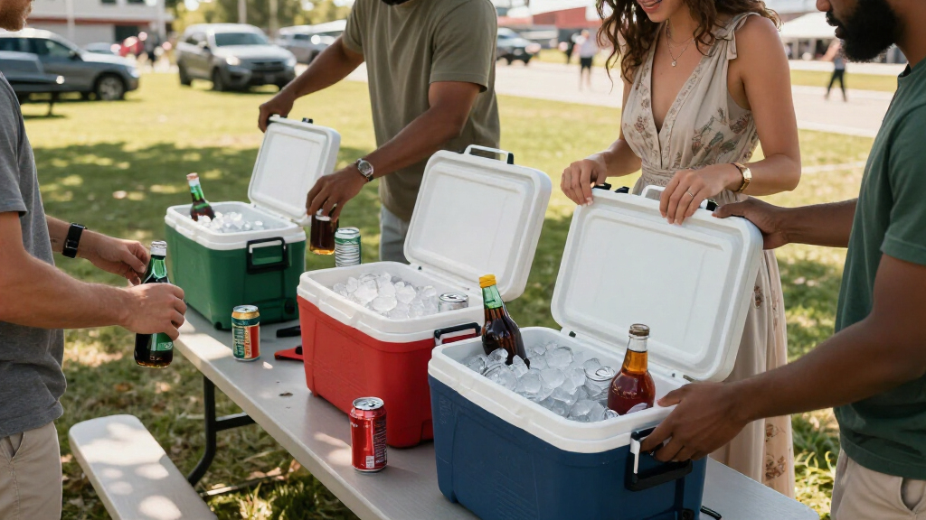 tailgating party coolers