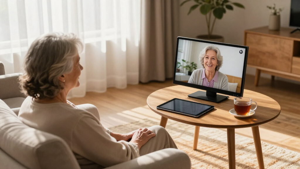 two way video monitor for elderly