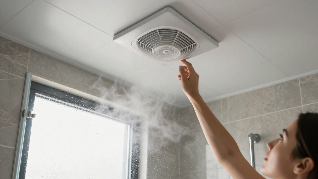ventilation fan for steam shower