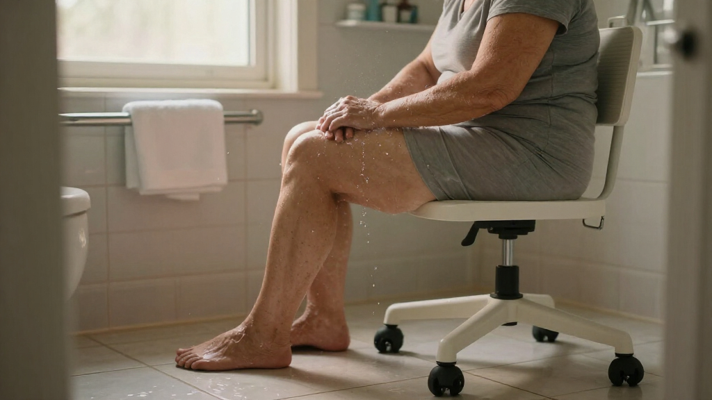 adjustable shower chairs for seniors