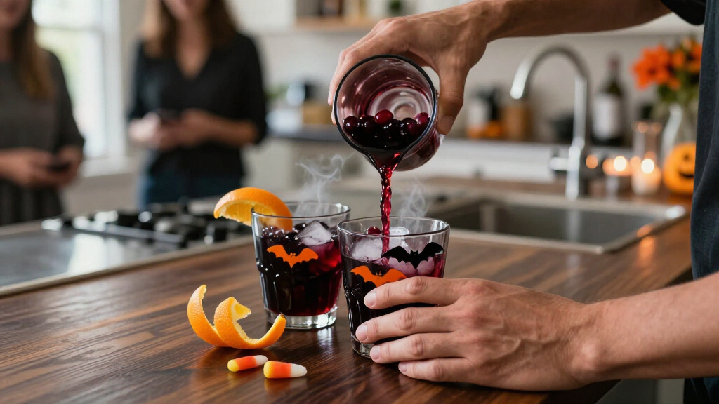 Halloween cocktail glasses