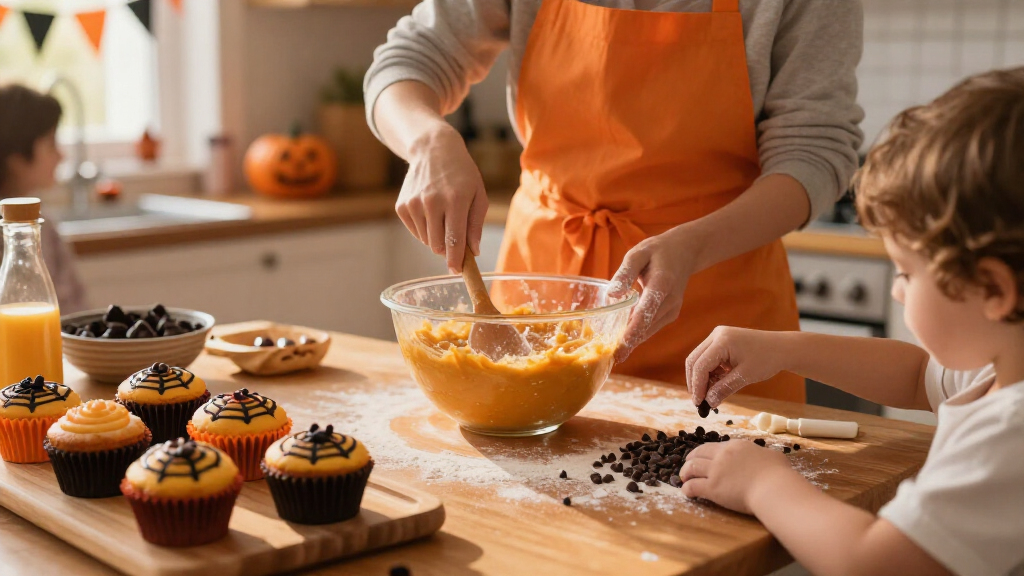 Halloween party baking mixes