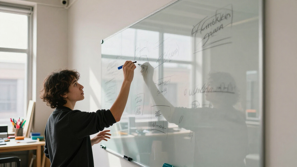 best glass dry erase board wall mounted