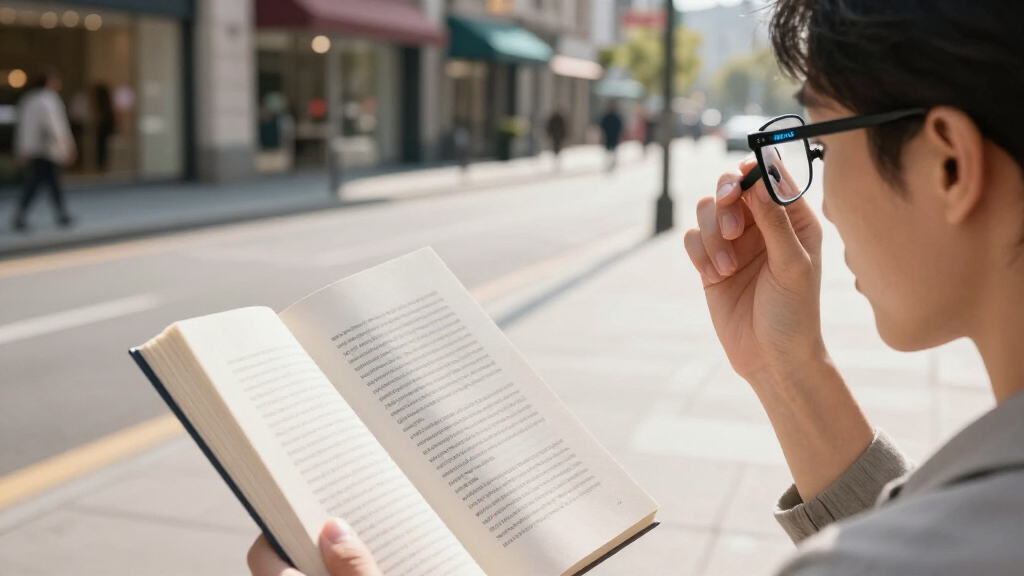 best ai glasses for reading printed text aloud