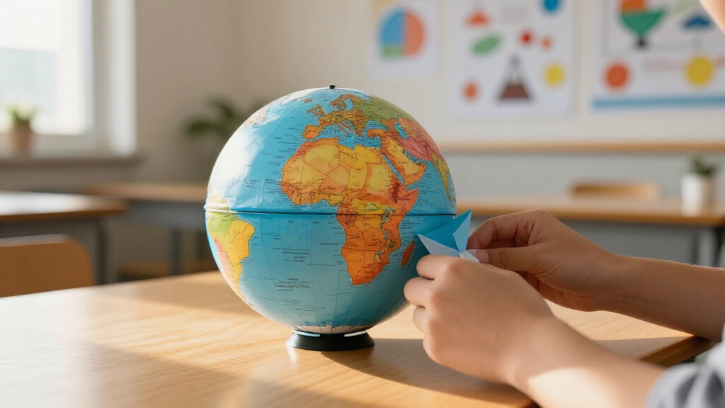 best folding paper globes