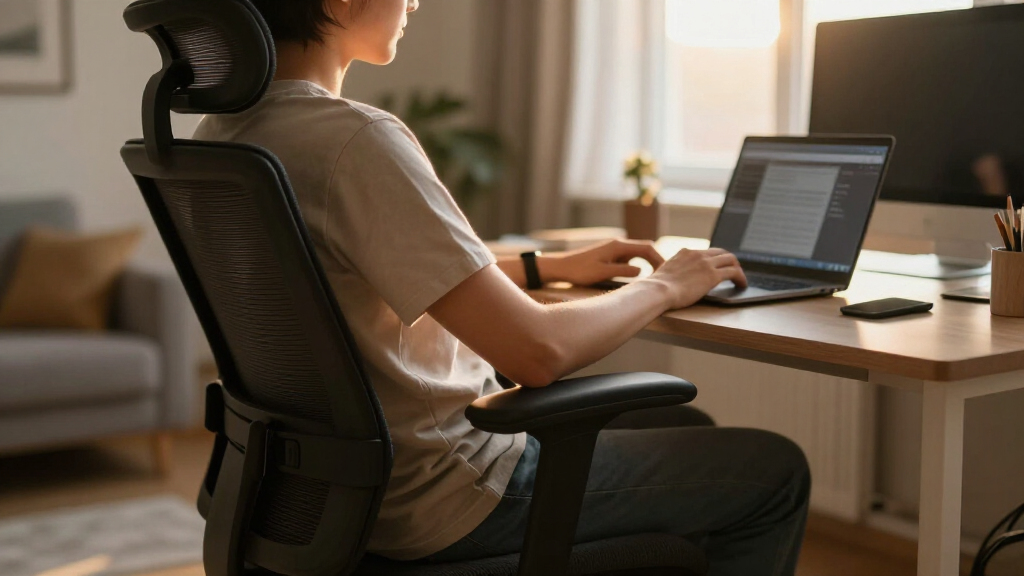ergonomic office chair with lumbar support