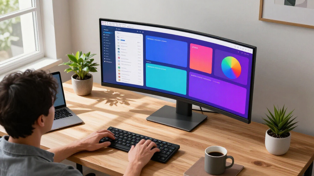 oled monitor for productivity