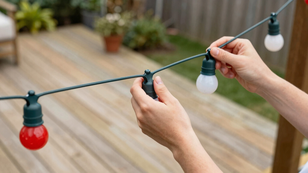patriotic outdoor string lights