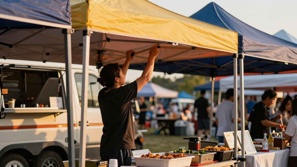 best commercial canopy tents for food truck events