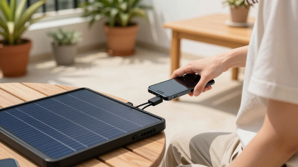 solar-powered phone chargers