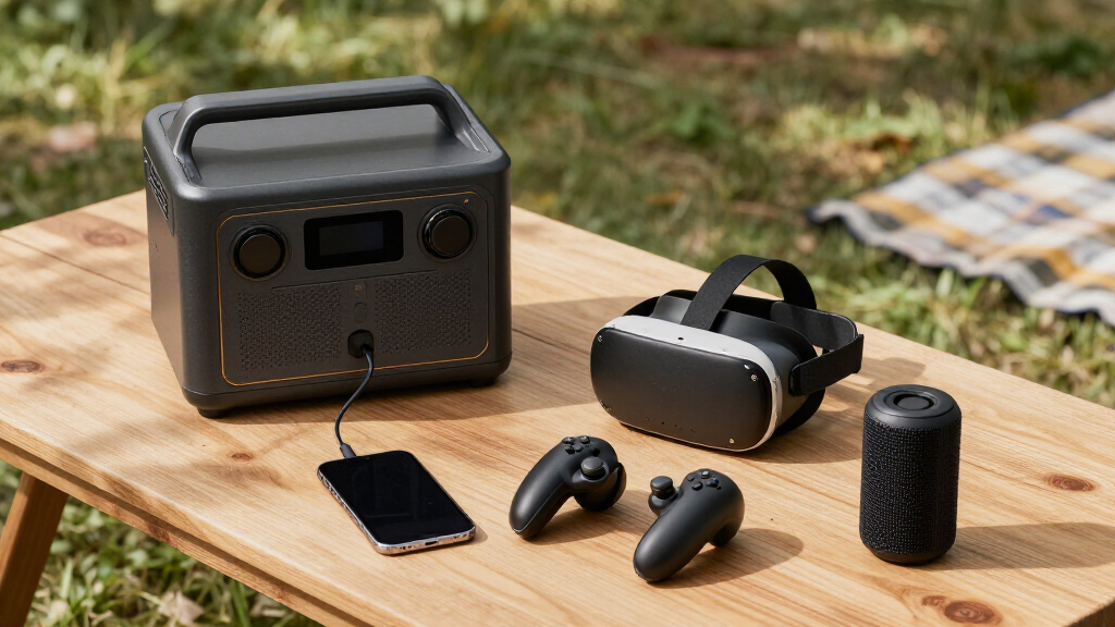 portable power station for a vr setup