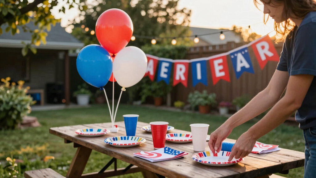 patriotic outdoor party supplies