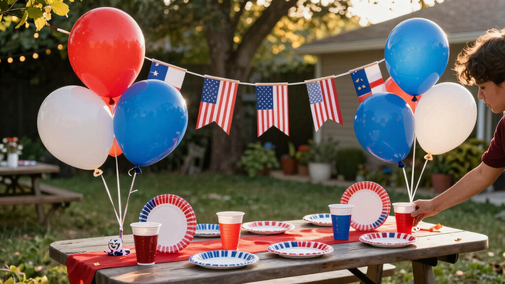 patriotic outdoor party supplies