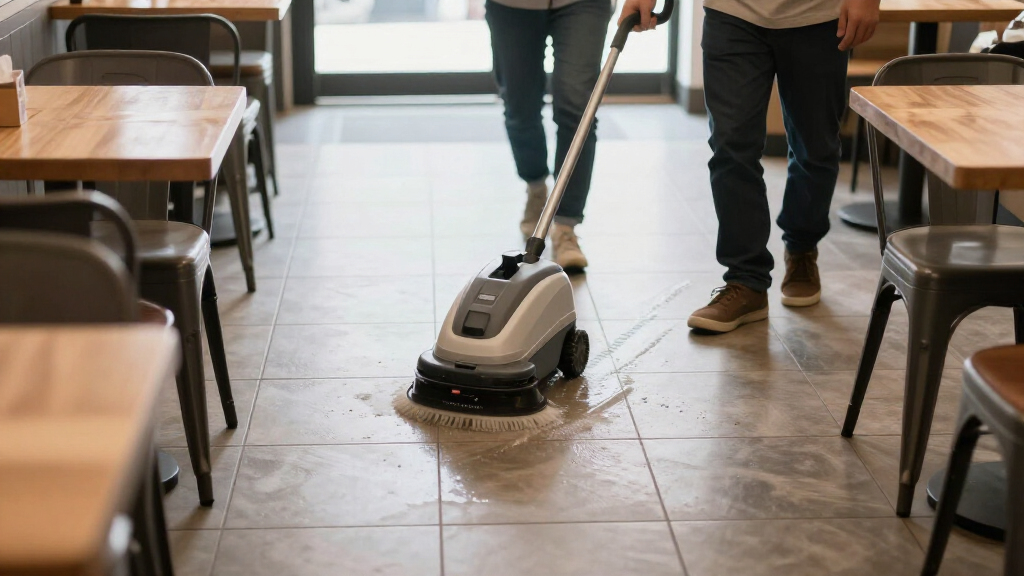 hard floor scrubber machines