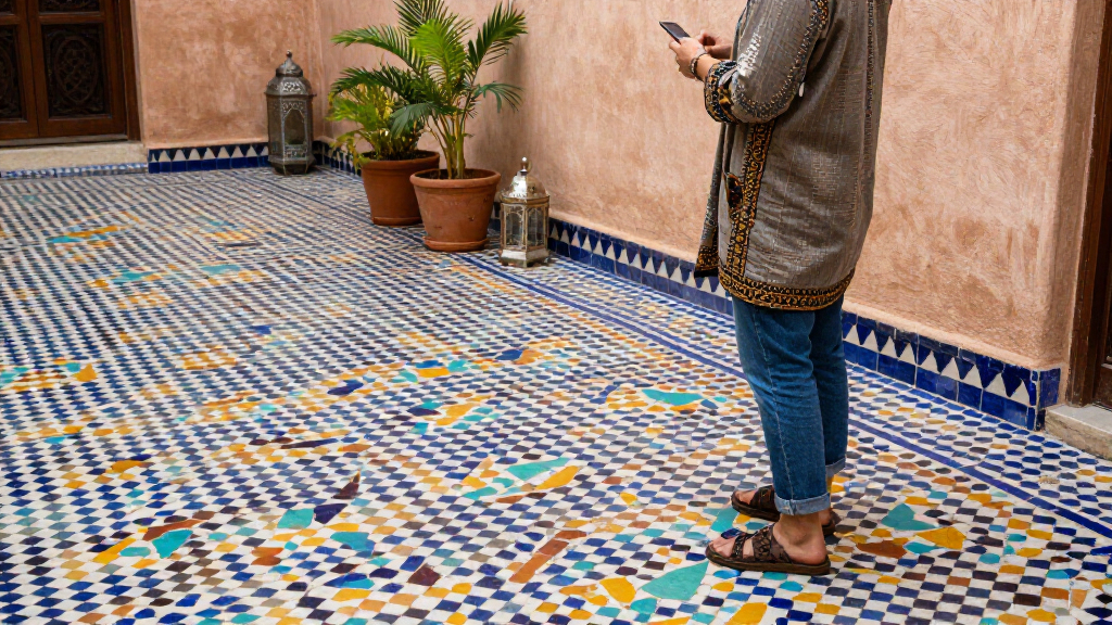 moroccan peelandstick tiles
