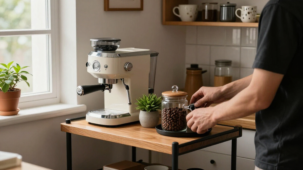 coffee bar cart