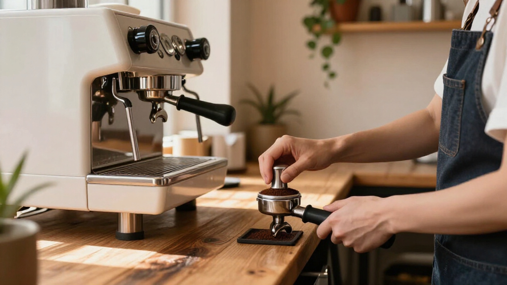 espresso machine for a coffee shop