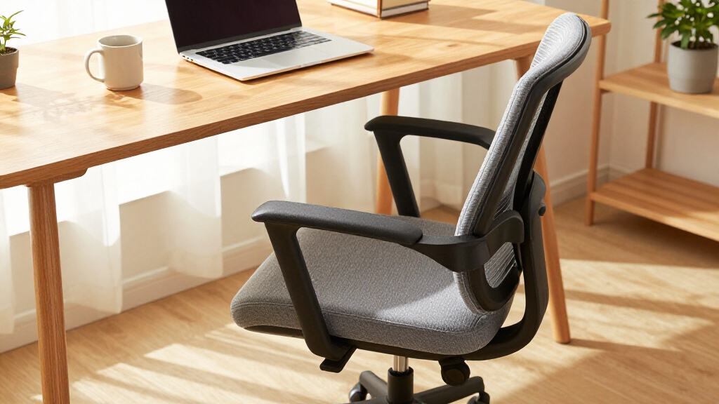 ergonomic chair with adjustable seat depth