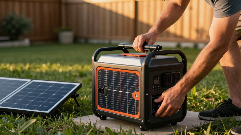 solar-powered backup generators
