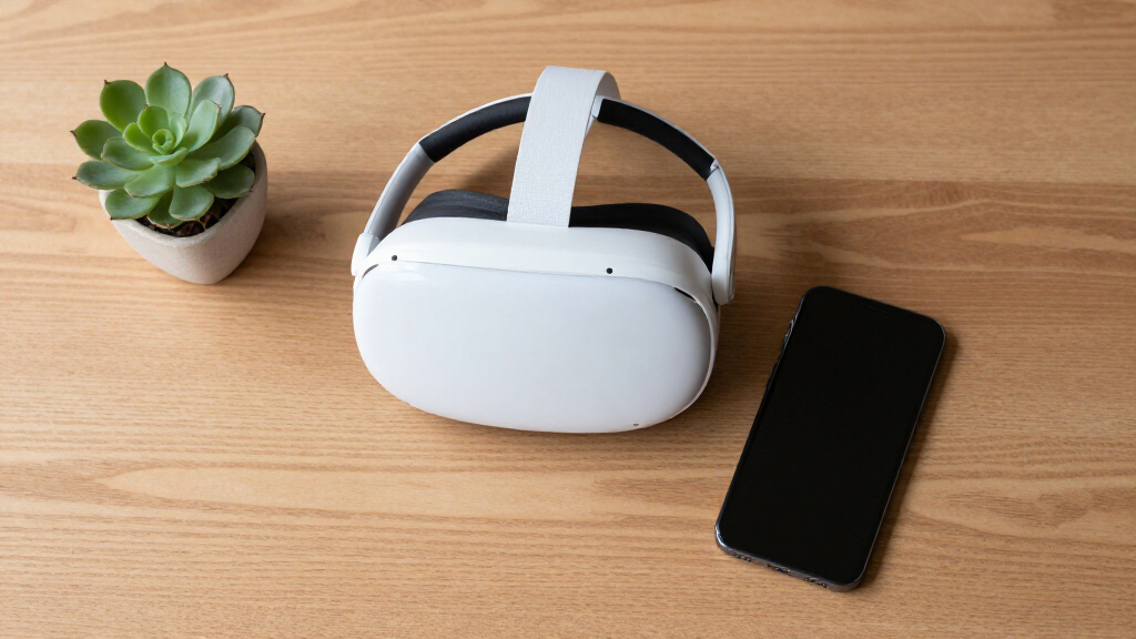 VR headset display stands
