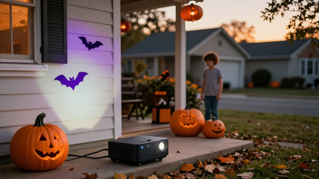 Halloween smart projector lights