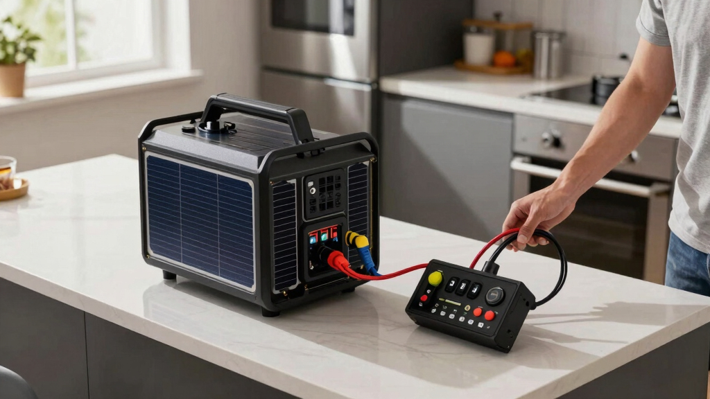 solar-powered backup generators