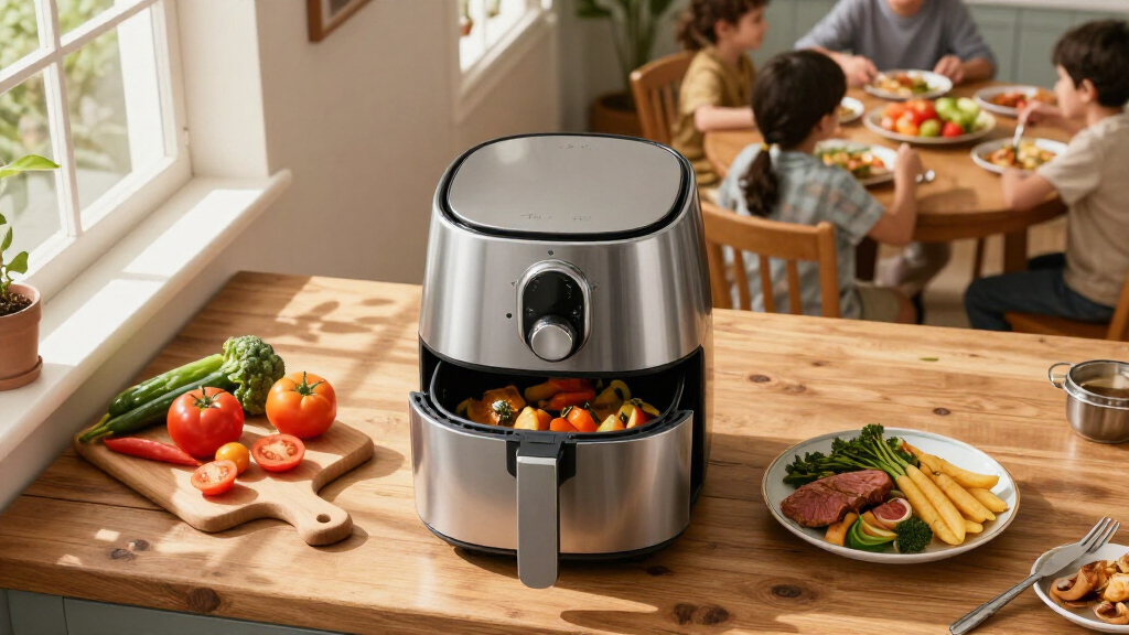 large air fryer for family dinners