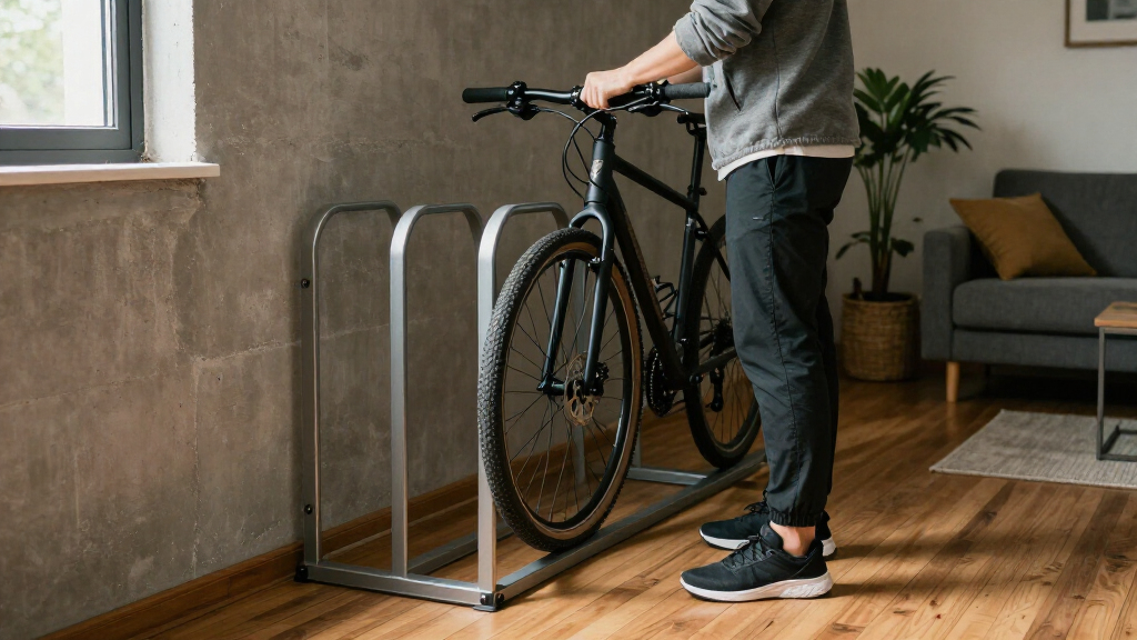 indoor bike rack for apartment