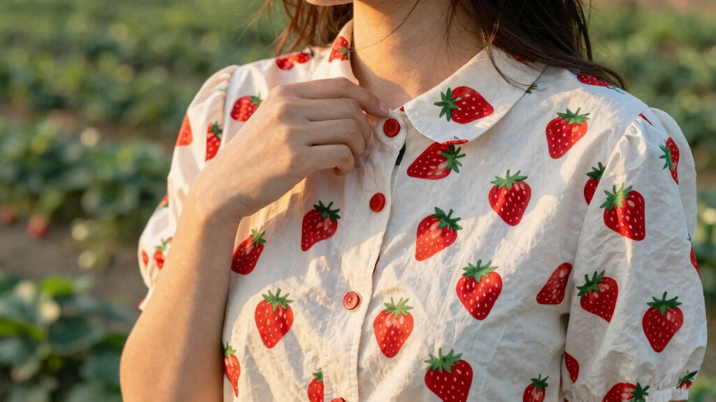 best strawberry print clothing