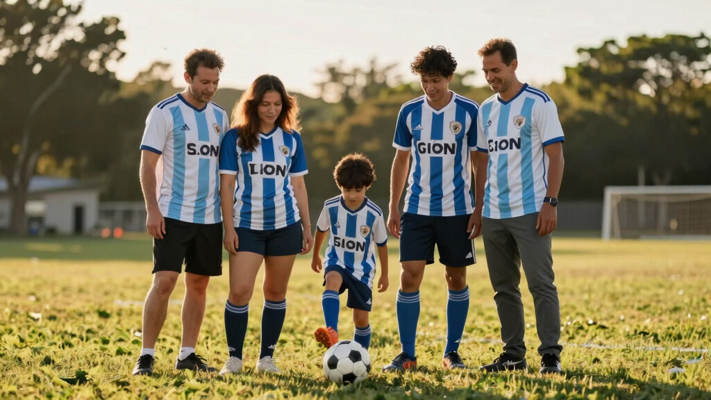 soccer fan apparel for families