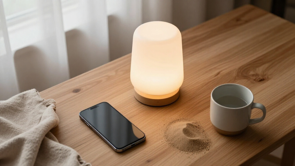 sandscape of time lamp