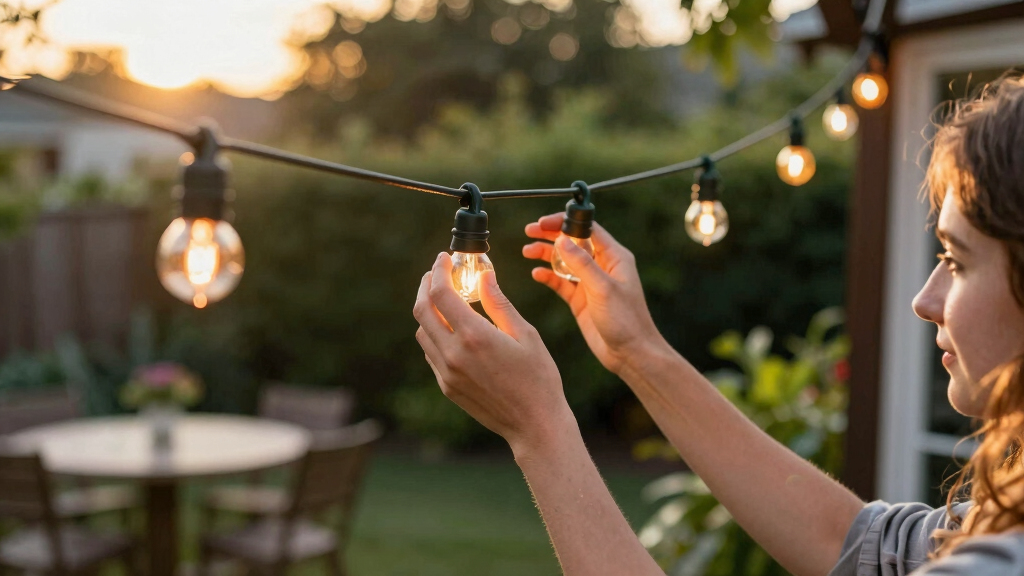 patriotic outdoor string lights