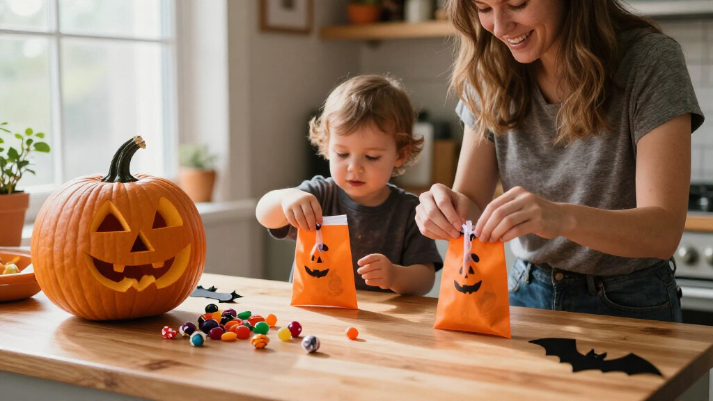toddler Halloween treat bags
