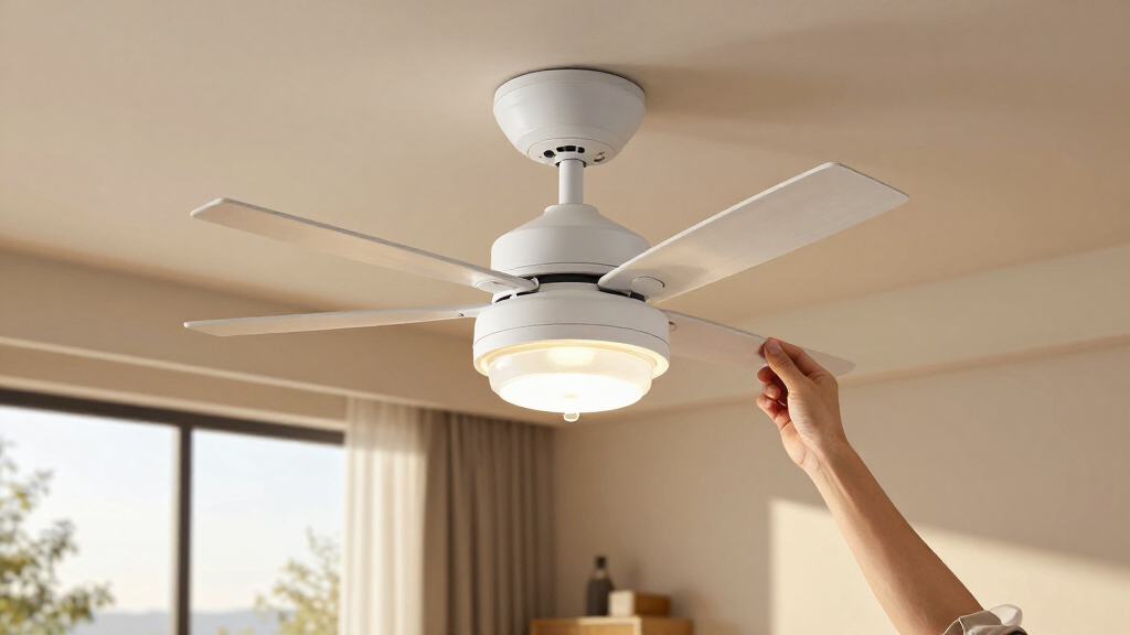 ceiling fan for bedroom with light