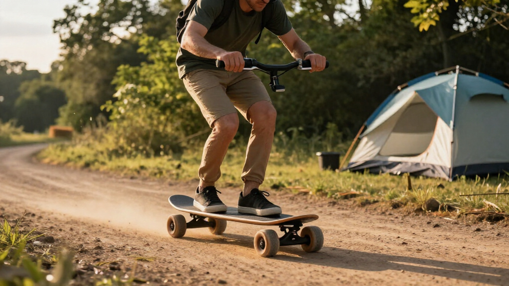 off road electric skateboards for campsite cruising