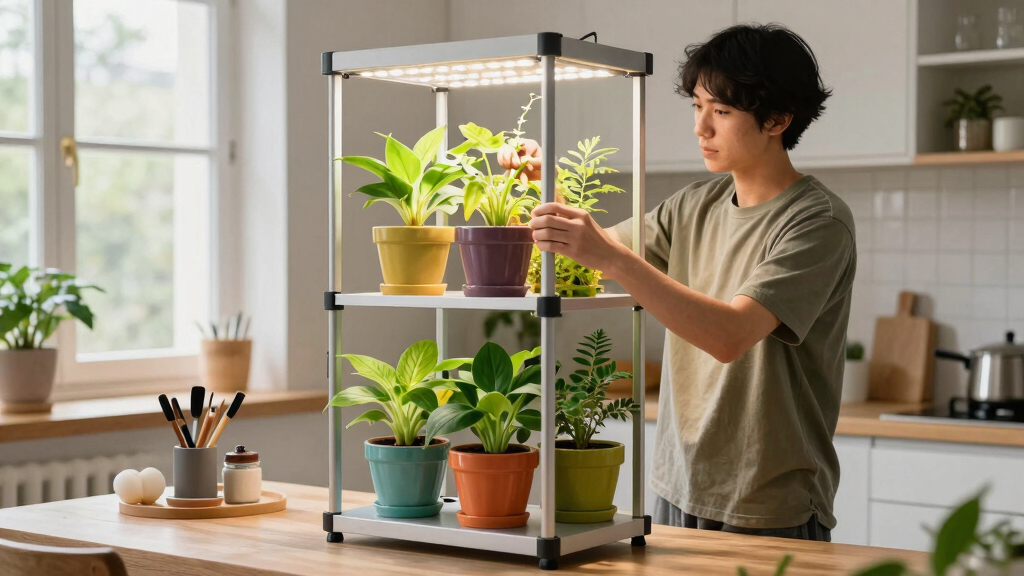 best tower garden with full spectrum lights