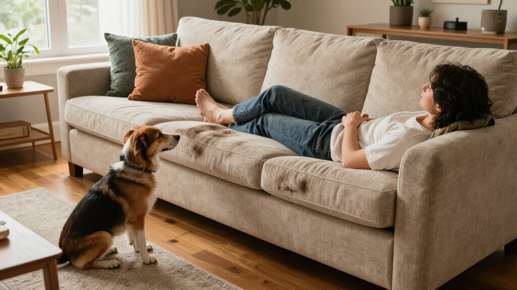 best stain-resistant sectional sofa for pet owners