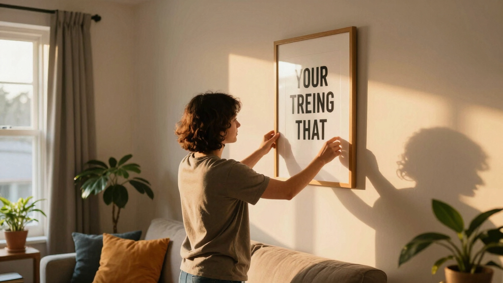 motivational quote wall art