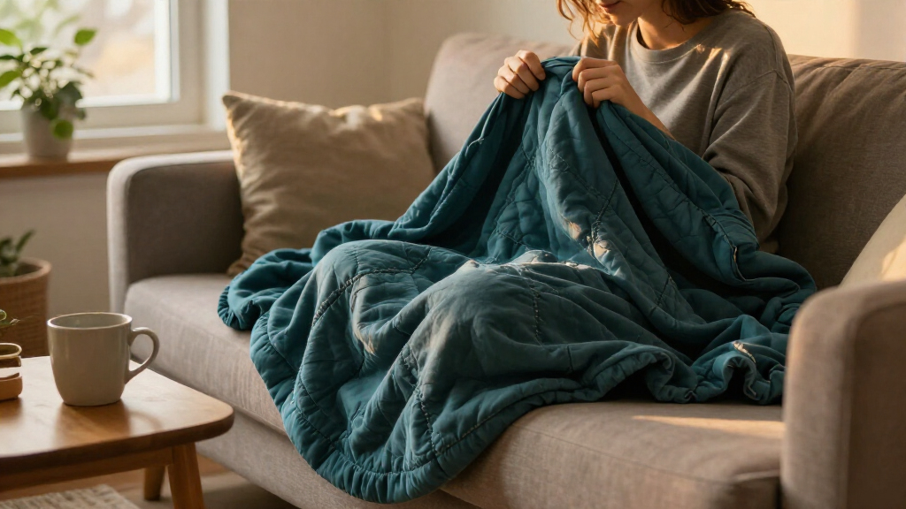 anxiety relief weighted blankets