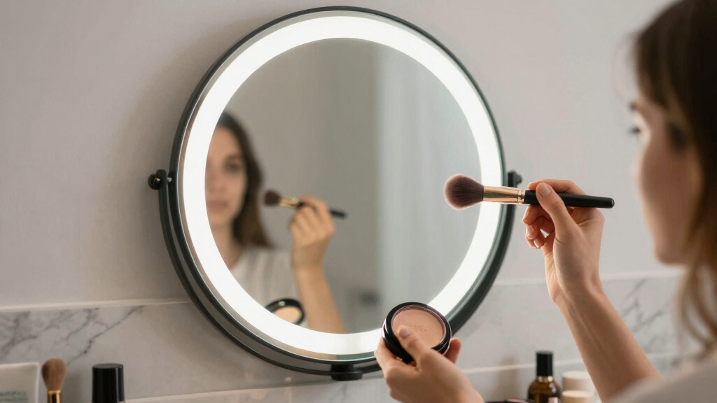 best lighted makeup mirror for makeup application