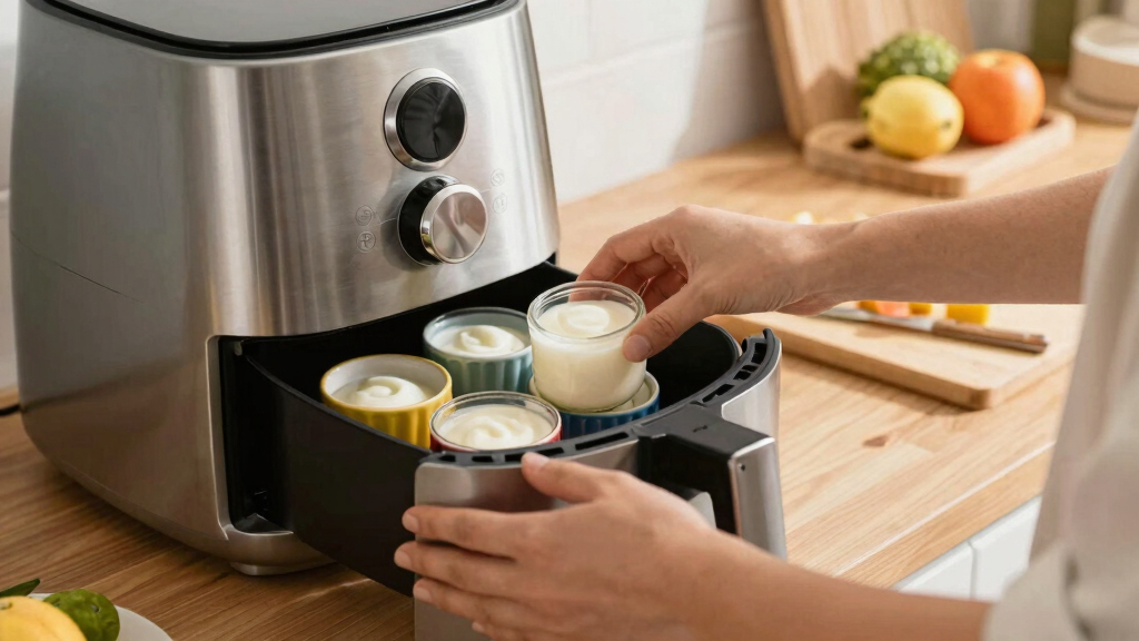 air fryer yogurt cups